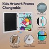 Orankay Kids Art Frame - Kids Artwork Frames Changeable,White Kids