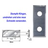 Sinoprotools Reversible Plates Reversible Blade Set of 2 Replacement Blades
