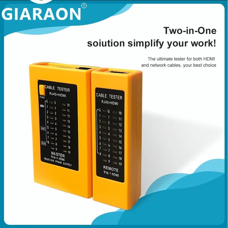 2 in 1 Network Cable Tester and HDMI Cable Tester