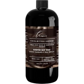 Lapew Cocoa Butter Cashmere Scented Mop Soap Concentrate 36 oz | Premium Fragranced Floor Cleaner | Streak-Free | Hard Floor Cleaning Solution | Eco Friendly | Made in USA