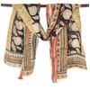 GURU SHOP Lightweight Pareo, Sarong, Hand Printed Cotton Cloth, Lungi
