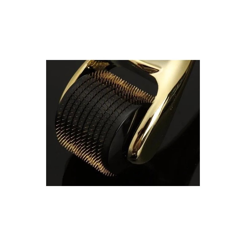 Dermaroller Corporal Facial Arrugas Estrias Manchas Oro Rodillo Micro Agujas