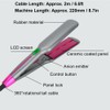 Anion LED Electric Ceramic Infrared Hair Straightener Hairdressing Tool