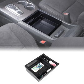HIRUFAIT Center Console Organizer Tray for Honda Pilot 2016-2022/ Ridgeline 2020-2023/ Passport 2019-2023 Accessories, Central Control Armrest Secondary Storage Box ABS Material (Style B)