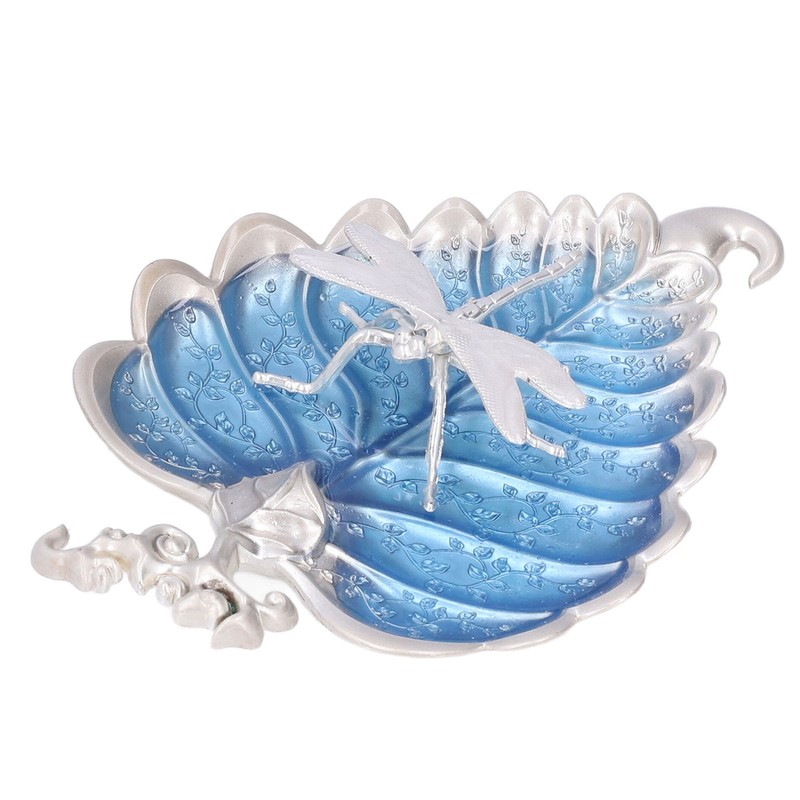 Incense Stick Holder Bodhi Leaf Incense Decorated Plate for Living