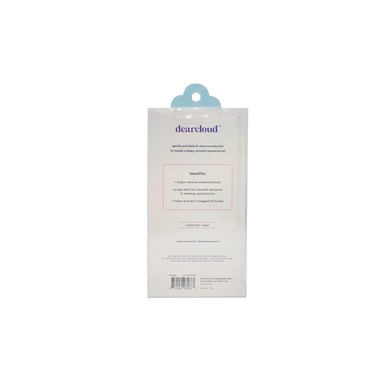 dearcloud Pastel Clouds Smoothing Dermaplane Facial Razor Set - Smooth