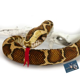 Tiger Python 100 cm Cuddly Toy Snake Python Plush Snake Plush Toy NADZL