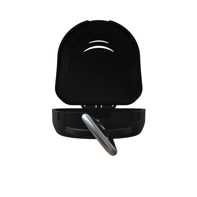 GAME ON Custom Ventilated Protective Mouth Guard Case - Black