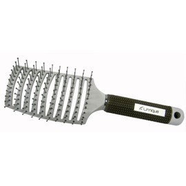 UNNIQUE Quick Dry Vented Hair Brush- Anti-Static Detangler Brush for Enhanced Volume & Shine Professional Curved and Vented Hair Brush for Women For All Hair Types