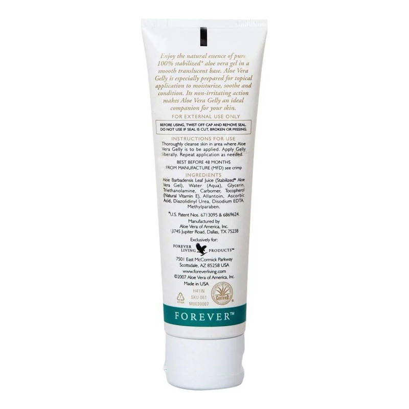 Forever Living Aloe Vera Gelly 100% Stabilized Aloe Vera Gel