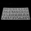Crystal Epoxy Mold Kit DIY Alphabet Number Silicone Mould Necklace
