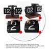 Flip Desk Clock Vintage 24 Hours Anti Slip Base Rotary