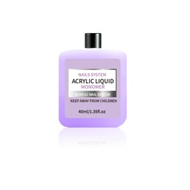 Gadcrystal Monomer Acrylic Nail Liquid,Nail Acrylic Liquid 40ml/1.3fl.oz,Acrylic Liquid for Nails,Acrylic Liquid Monomer,Acrylic Liquid for Acrylic Powder Nails Extension for Nail Art Manicure DIY