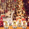Liliful 30 Pack Christmas DIY Snow Globe Kit Including 3.58