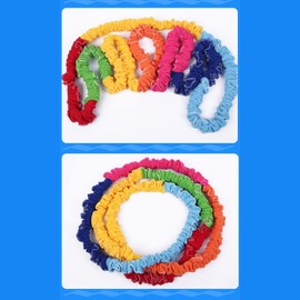 perfeclan Cooperative Stretch Rope Exercise Band Loop Teamwork Cooperative Play Resistance Band Various Sizes for Playground Activities School Children 3 m