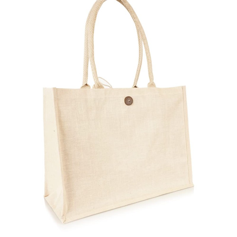 Jute statt Plastik Original Juco Bag JC7228L, natural