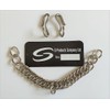 S-Products Double Link Curb Chain and Hooks Set For Pelham