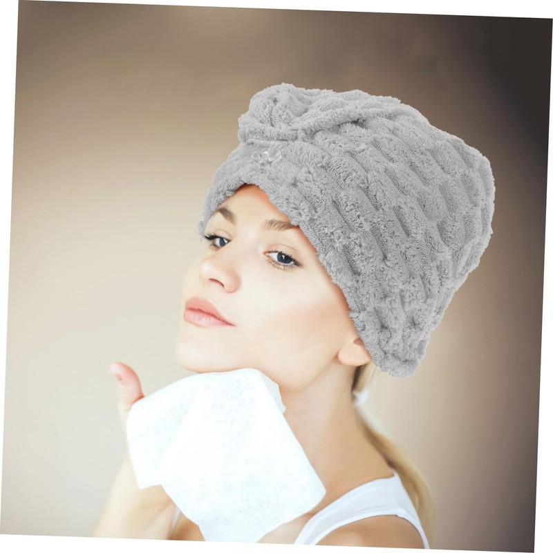 WOONEKY Hair Drying Towel Wrap Women's Soft Absorbent Shower Cap