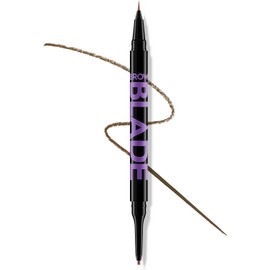 Urban Decay Brow Blade – Lápiz de Cejas, Doble Punta con Tinta y Lápiz Cremoso, Efecto Microblading, Larga Duración, Resistente al Agua, Vegano, Hasta 24 Hrs