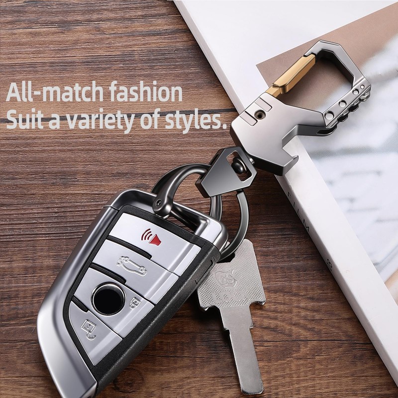 Mtverver Heavy Duty Key Chain with (1 key ring and
