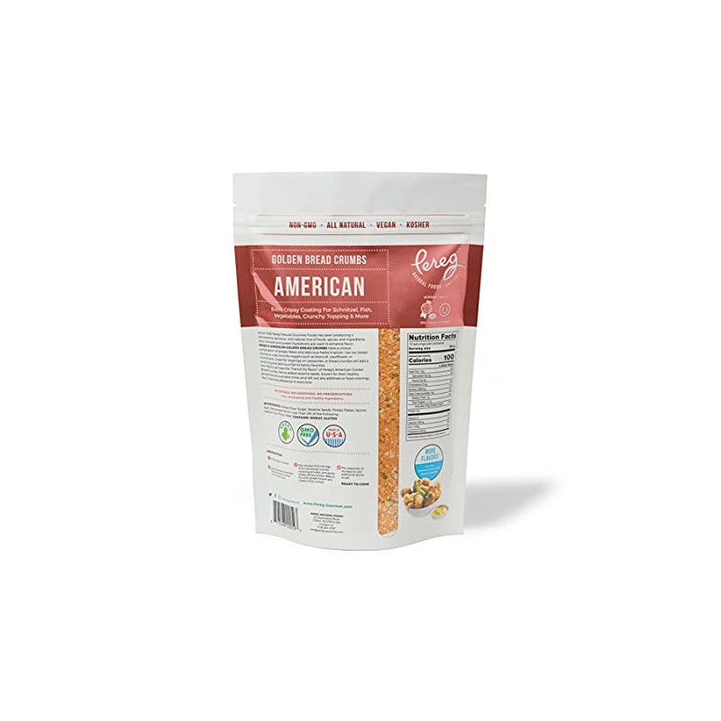 Pereg Golden Crisp Bread Crumbs American (12 Oz) - Cripsy