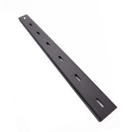 The Original C Channel 2.0 Heavy 14" - 1" Steel C Channel Table Stiffener Brackets for Live Edge or Wood Slab Tops: Hidden Metal Support, Desk Stabilizer & C Channel Table Top Fasteners Single Pack
