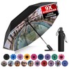 Trenovo Travel Umbrella for Rain - 2023 Pro-Series Compact Umbrella,