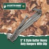 A-M Gutter Guard - 5" K Style Gutter Hangers (10