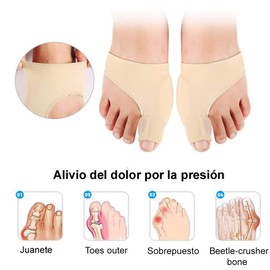 MADIOLA Kit de Correctores de Juanetes, Alivio de Dolor de Juanete Hallux Valgus Pie Plano, Separador de dedos, Enderezador, Protector para Callos Ampollas para Dia o Noche Hombres y Mujeres. 7 Pzas