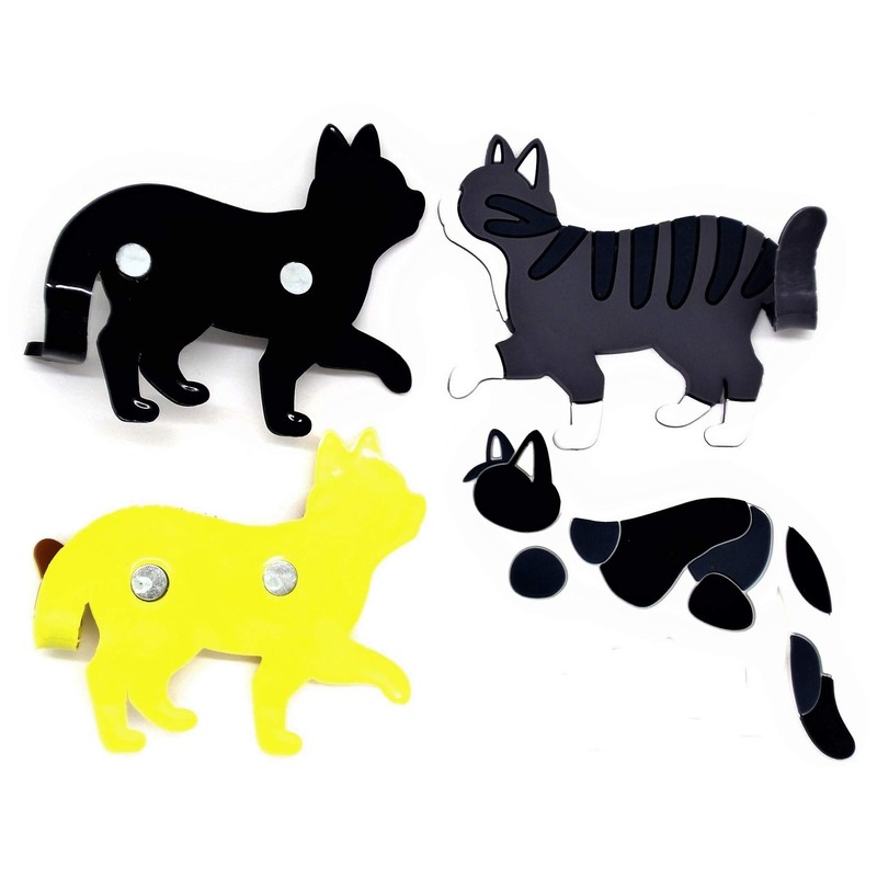 Cat Goods, Cute, Magnetic Hook, Cat Tail, Interior Hook, Easy