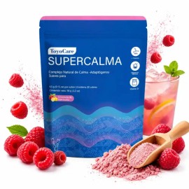 Toyocare Supercalm Ksm-66 Magnesio Y L-teanina 20 Sobres Frambuesa