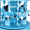 BRUBAKER Wooden Music Box - Nostalgic Carousel with Horses -