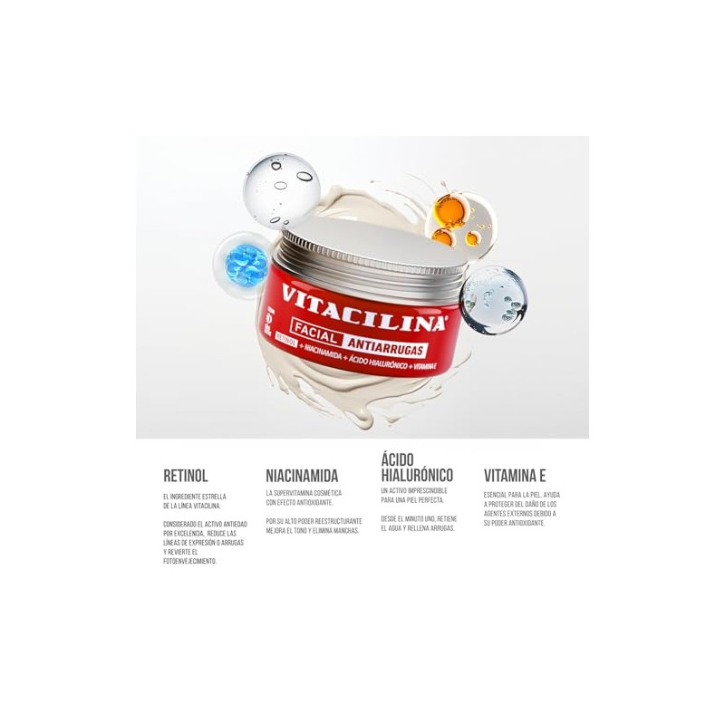 Vitacilina Crema Facial Antiarrugas 100g
