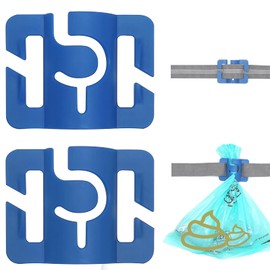 Dog Poop Bags Holder for Basic Leash Hands Free Pet Waste Bags Carrier for Leash Dispenser Dog Walking Accessories for Carrying Used Poo Bags Before You Find Trash Can