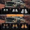 Fancemot LED Front Bumper Fog Lights Daytime Running Lights DRL