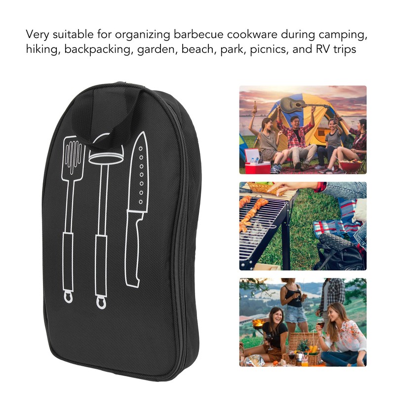 Camping Travel Cooking Utensils Organizer Travel Bag Outdoor Camping Cookware