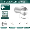 Giookuj Hook Drilling SUS304 Stainless Steel Wall Hooks Clothes Hooks
