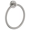 GROHE 40365DC1 Essentials Towel Ring, Super Steel