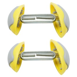 Namvo 1 Pair Mini Shoe Stretchers Adjustable Shoe Stretchers 7-12cm Width for Pressing Shoes for All Kinds of Shoes, yellow