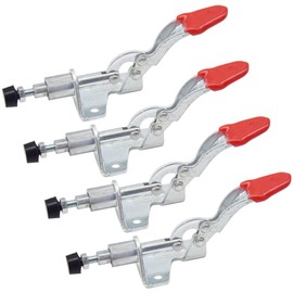 CEEYSEE GH-301-AM Toggle Clamp Quick Release Toggle Clamp 50 kg Holding Force Push Pull Action Toggle Clamps Quick Release Toggle Clamps for Machine Operation, Carpentry (GH-301-AM) Pack of 4