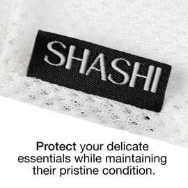 SHASHI Mesh Laundry Bag – Delicates Wash Pouch w/Secure Zip Closure – Protects Grip Socks & Activewear (21cm x 30cm)