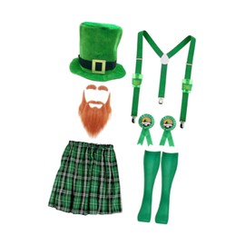 Hellery 6 Pieces ST. Patrick's Day Costume Accessories Set for Stage Performance