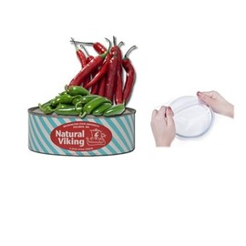 WSU Wazzu Creamery Viking Crimson Fire Cheese 30 Oz and Topmin Silicone Lid Bundle