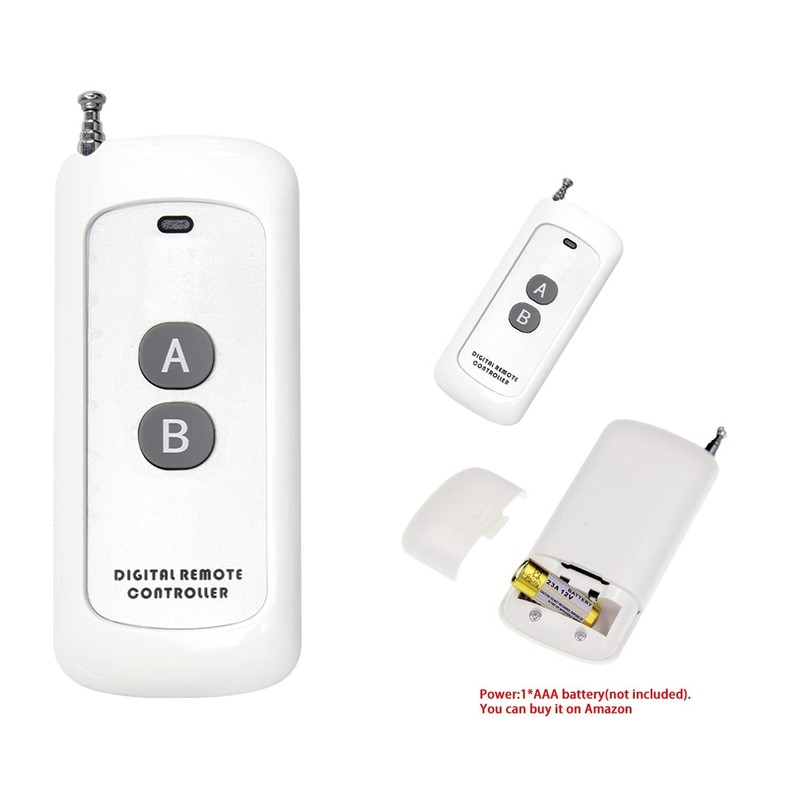 QIACHIP Wireless Remote Control Switch,DC 12V 24V 36V 48V 72V
