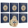 Jesus Fish Compact Mirror, Double-Sided Christian Gift for Her-6 Pcs