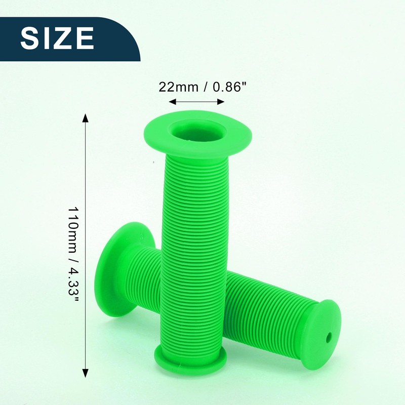 TUCKBOLD Bike Handlebar Grips Covers 110mm Long Lightweight | Bicycle