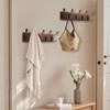 Homagic 2 Pack Coat Rack Wall Mount 16.8'' Rustic Hat