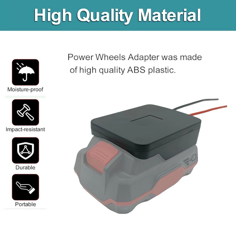 Power Tool Battery Adapter PTFE 1332 12AWG Cable Electric Tool