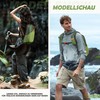 BECOJADDE 15L Hiking Backpack Men's Small Backpack Women's Lightweight Daypack