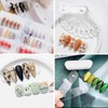 Coollooda Nail Art Strip [20 Pieces] Nail Art Display Stand,